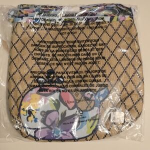 Vera Bradley Beach Crossbody Bag in Marian Floral Nautical Whale NWT $69.00